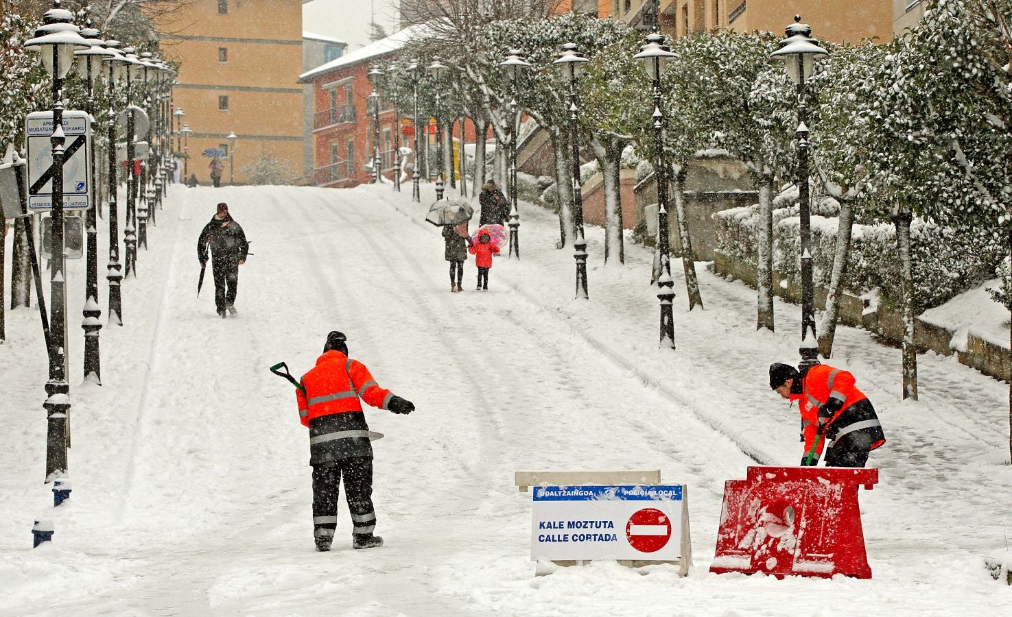Fotos: Errenteria bajo la nieve