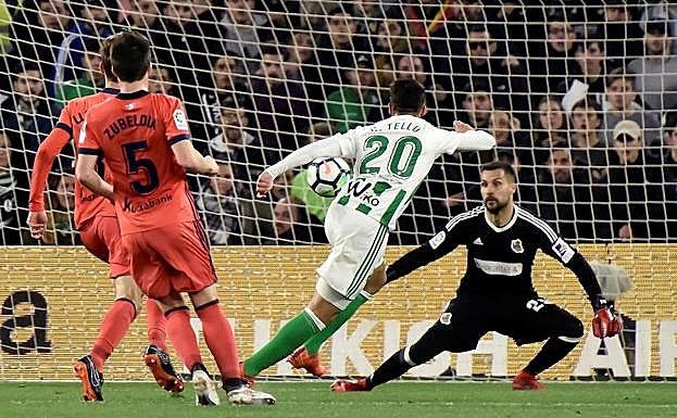 Moyá ha sido uno de los realistas más destacados ante el Betis. 