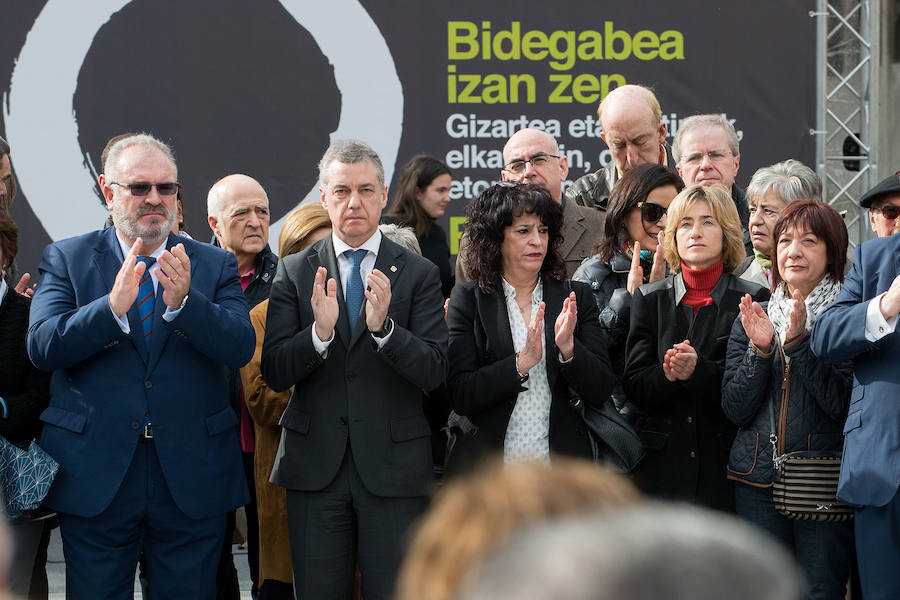 El lehendakari ha cerrado esta mañana en Bilbao el acto que se ha celebrado con motivo del Día Europeo de las Víctimas del Terrorismo