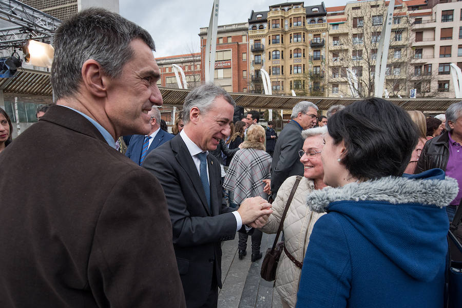 El lehendakari ha cerrado esta mañana en Bilbao el acto que se ha celebrado con motivo del Día Europeo de las Víctimas del Terrorismo