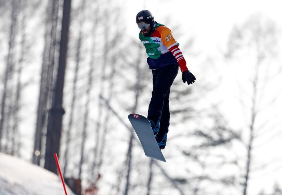 Este fin de semana ha habido pruebas de hockey hielo, curling, snowboard y esquí de fondo. 