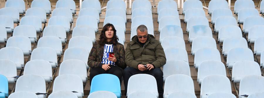 Partido bajo la lluvia en Anoeta entre la Real Sociedad y el Getafe