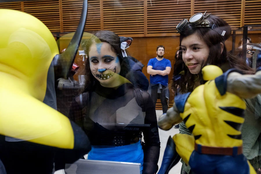La notable afluencia de visitantes al salón evidencia el tirón del universo del cómic entre los aficionados