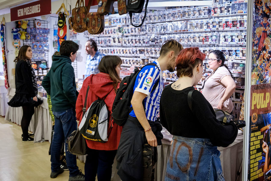 La notable afluencia de visitantes al salón evidencia el tirón del universo del cómic entre los aficionados