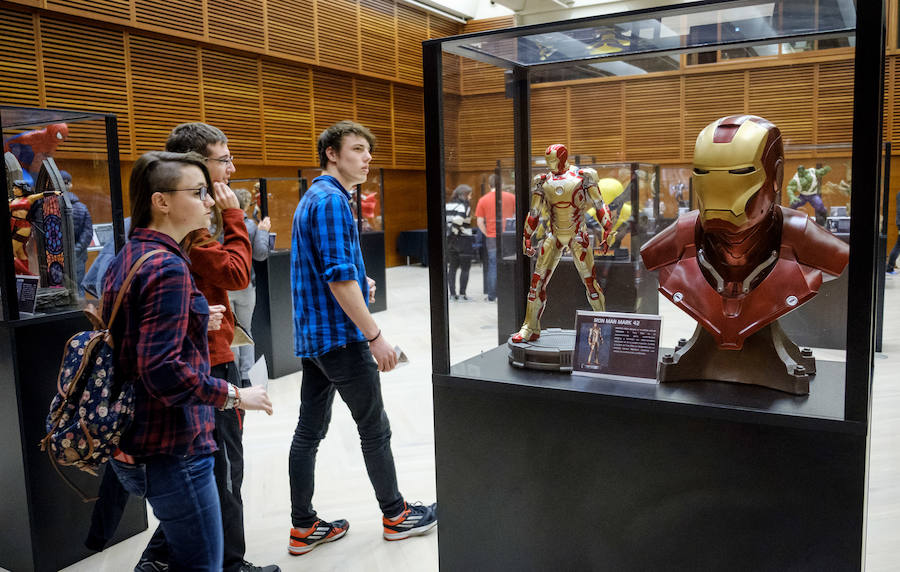 La notable afluencia de visitantes al salón evidencia el tirón del universo del cómic entre los aficionados