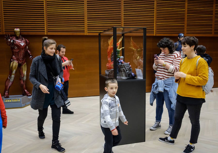 La notable afluencia de visitantes al salón evidencia el tirón del universo del cómic entre los aficionados