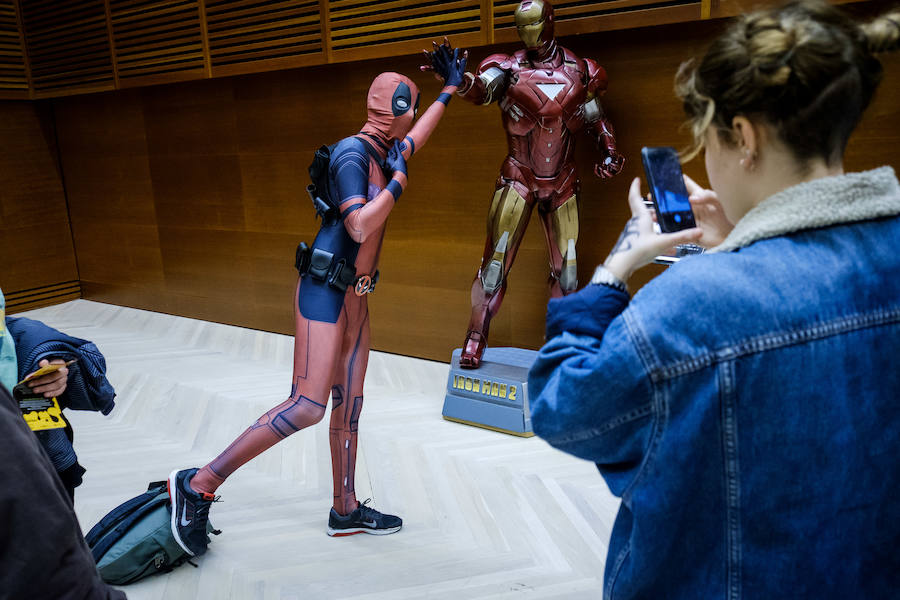 La notable afluencia de visitantes al salón evidencia el tirón del universo del cómic entre los aficionados