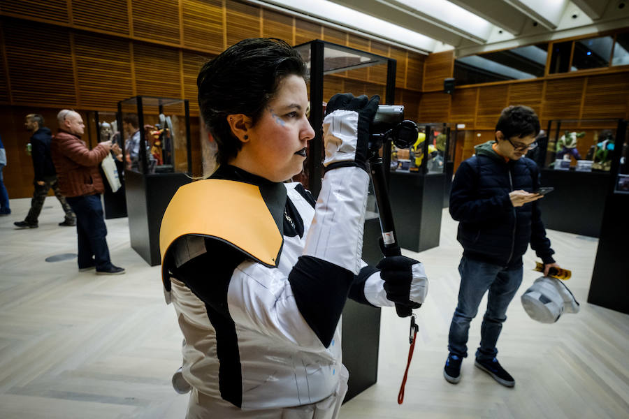 La notable afluencia de visitantes al salón evidencia el tirón del universo del cómic entre los aficionados