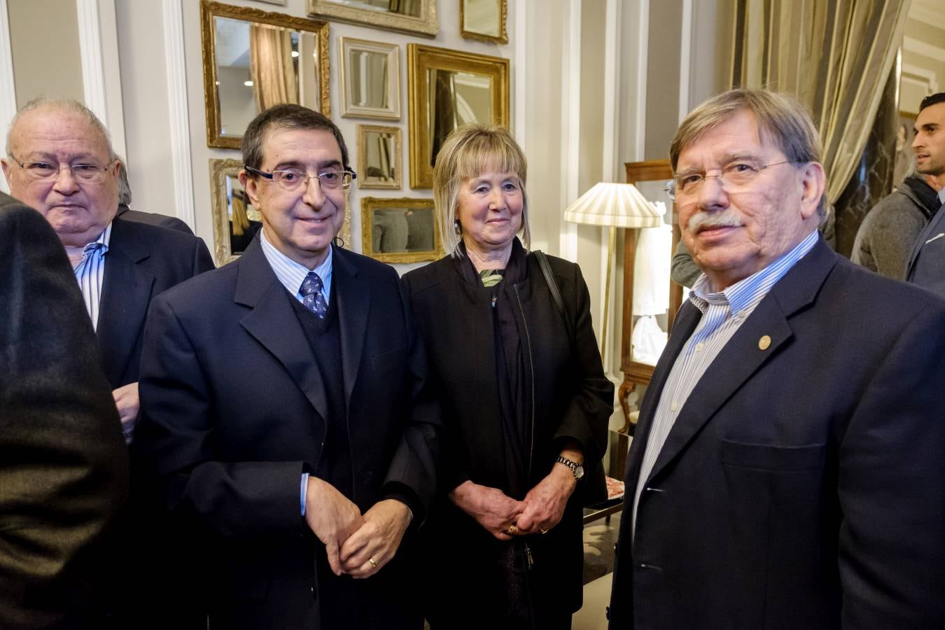 El ambiente durante la entrega de premios fue magnífico.