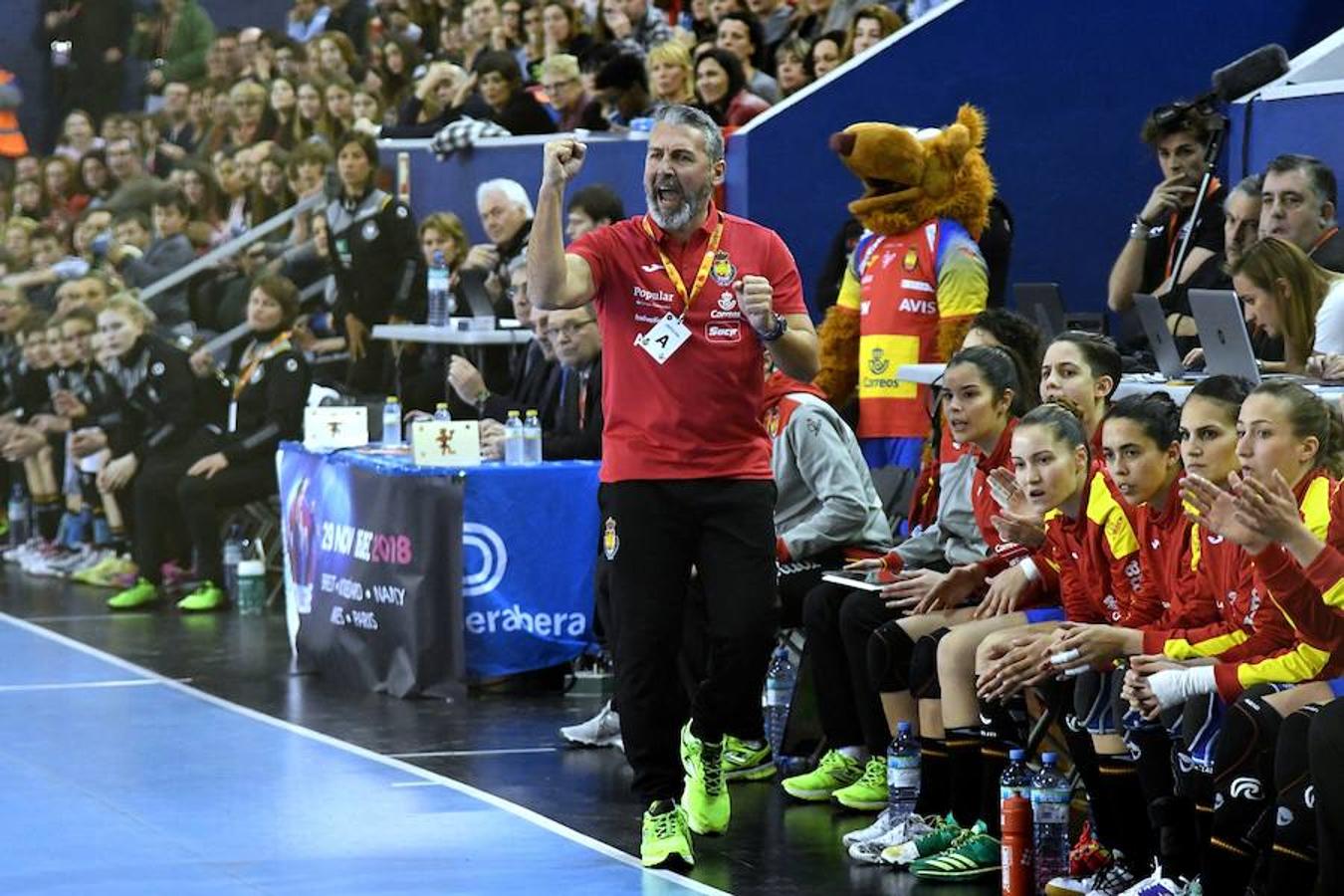 España vence por cuatro goles (27-23) al combinado germano en un Gasca abarrotado