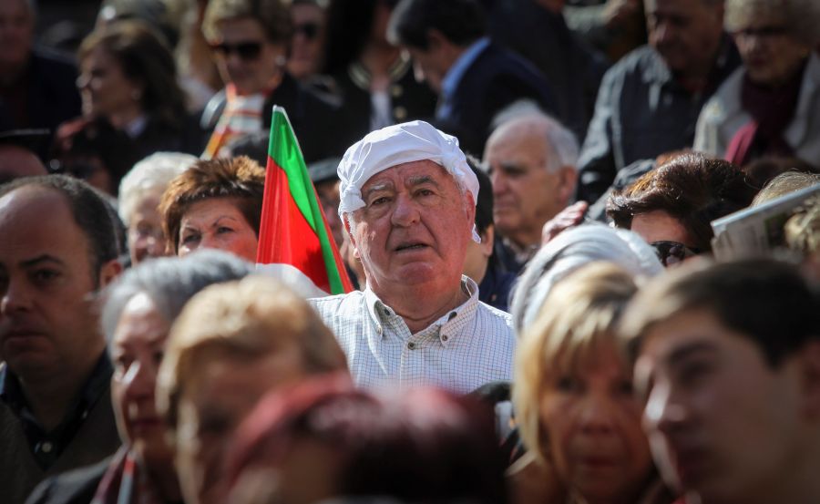 El PNV ha celebrado el Aberri Eguna con un acto público en la Plaza Nueva de Bilbao, bajo el lema 'Gure etorkizuna, gure aberria'