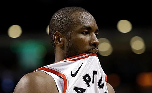 El ala-pívot congoleño español Serge Ibaka. 
