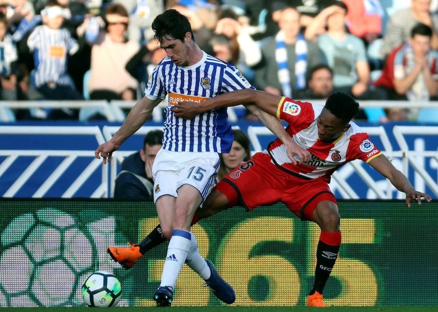 El equipo txuri-urdin se reencuentra con las buenas sensaciones tras esta goleada en Anoeta
