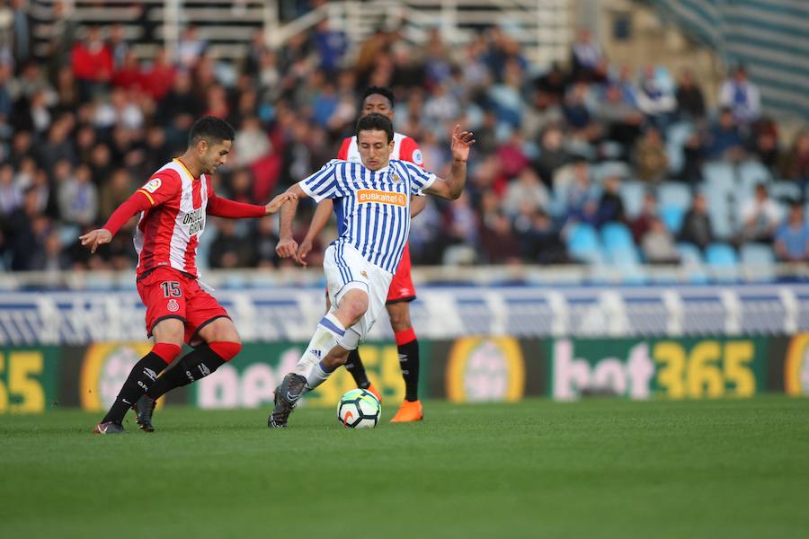 El equipo txuri-urdin se reencuentra con las buenas sensaciones tras esta goleada en Anoeta