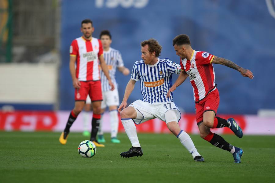 El equipo txuri-urdin se reencuentra con las buenas sensaciones tras esta goleada en Anoeta