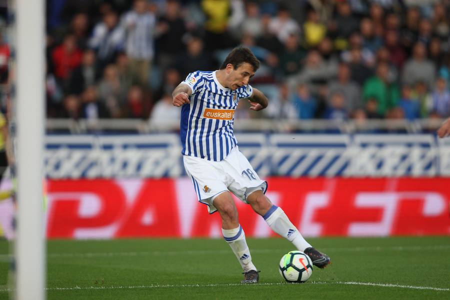 El equipo txuri-urdin se reencuentra con las buenas sensaciones tras esta goleada en Anoeta