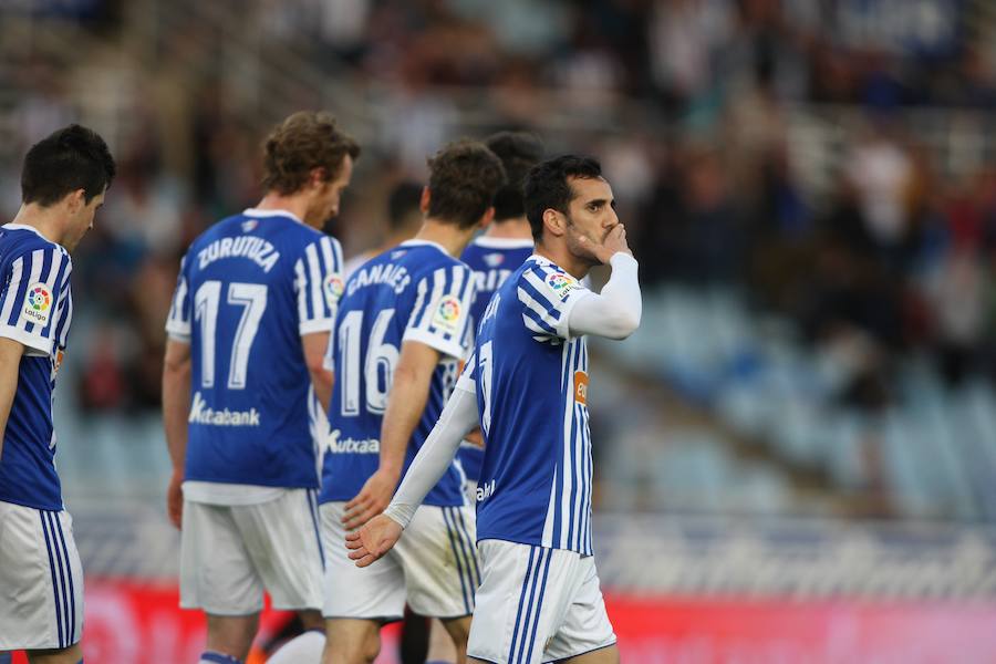 El equipo txuri-urdin se reencuentra con las buenas sensaciones tras esta goleada en Anoeta