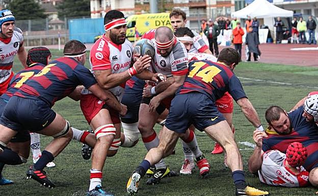 La delantera ordiziarra hizo un trabajo enorme.