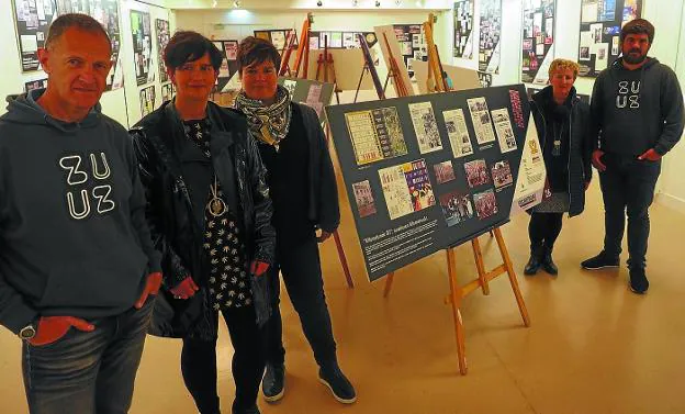 Exposición. La muestra se inauguró ayer por la tarde en la casa de cultura Zelai Arizti. 