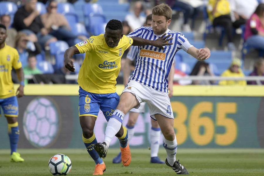 Gran partido de la Real Sociedad frente a Las Palmas en el que Oyarzabal abría el marcador.