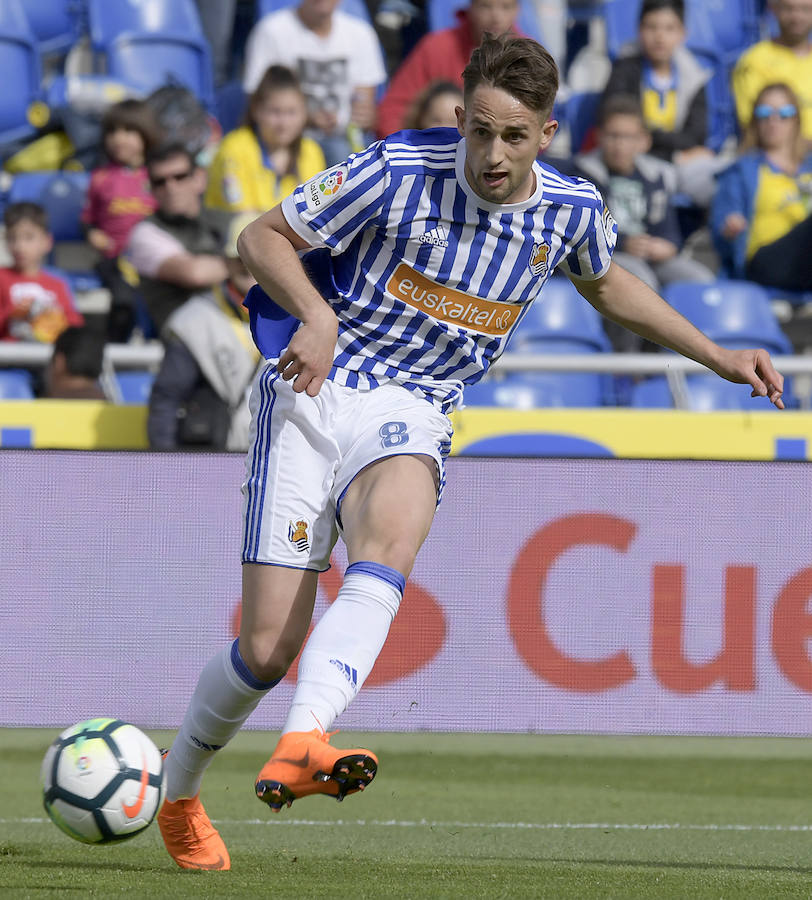 Gran partido de la Real Sociedad frente a Las Palmas en el que Oyarzabal abría el marcador.