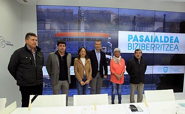 Presentación de los convenios con los ayuntamientos de Pasaialdea. 