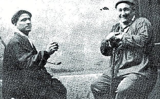 Eskuinaldean, Jose Miguel Vitoria, Asteasuko Aranburu-berri baserriko bertsolaria.