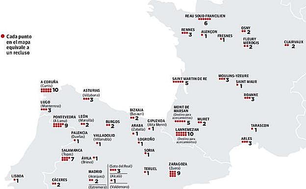 Los presos, entre la esperanza y el realismo ante las exigencias de Madrid