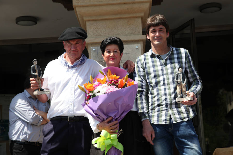 Idiazabal ha vivido este domingo una nueva edición de la Feria del Queso Vasco.