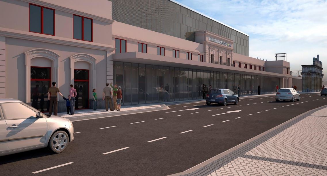 La consejera Arantxa Tapia, el alcalde Eneko Goia y el ministro Iñigo de la Serna, han presentado de forma conjunta los detalles del proyecto.