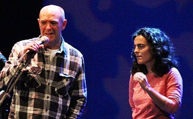 Andoni Egaña eta Maialen Lujanbio, artxiboko argazkian.