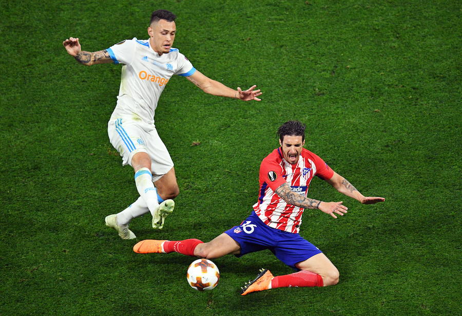 Dos tantos de Antoine Griezmann y otro de Gabi le sirvieron al Atlético de Madrid para derrotar en Lyon al Olympique de Marsella y conquistar su tercera Europa League. 