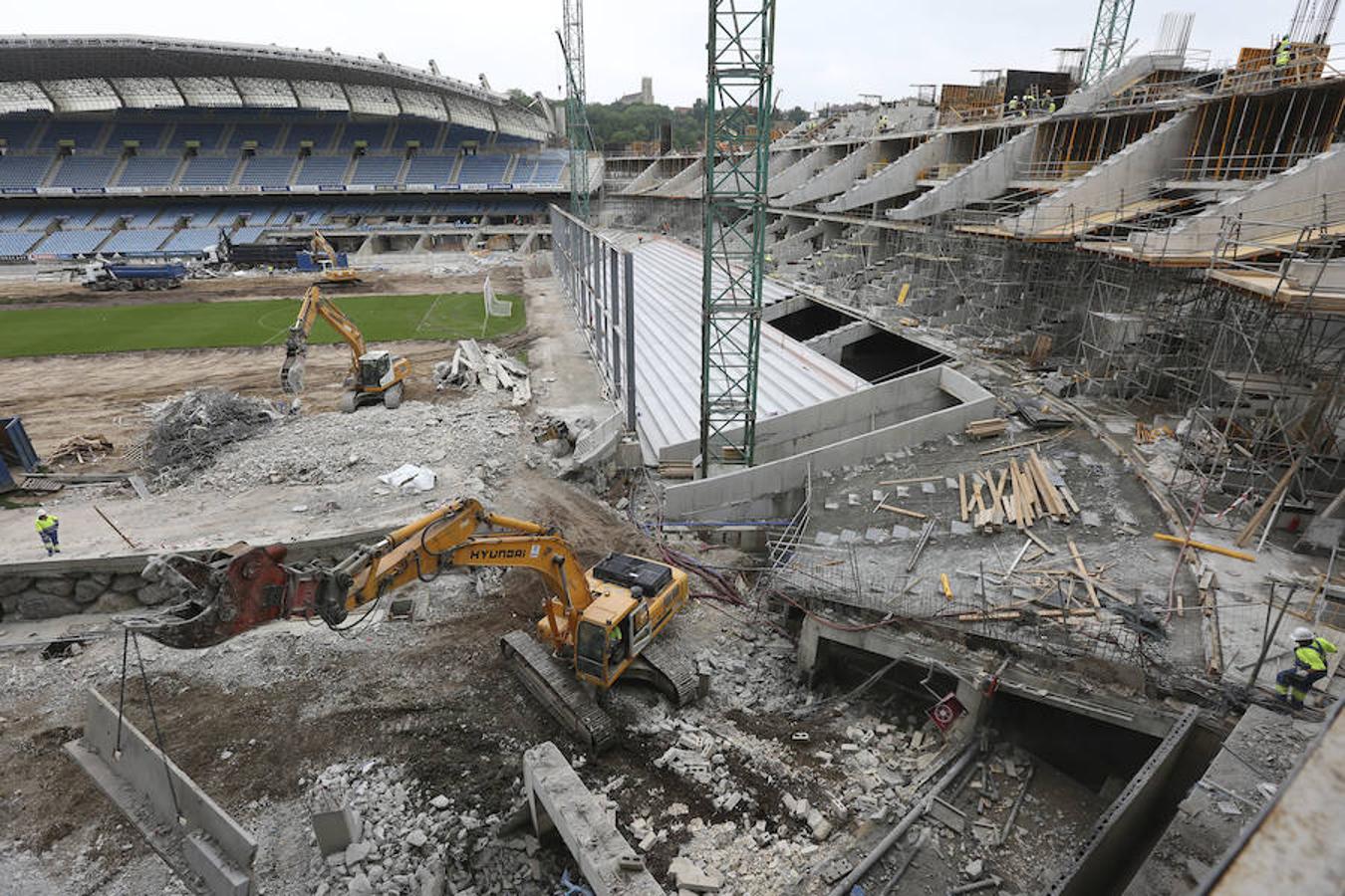 También en este proceso se está siguiendo un orden, ya que se ha empezado por la zona sur y se acabará en la norte.