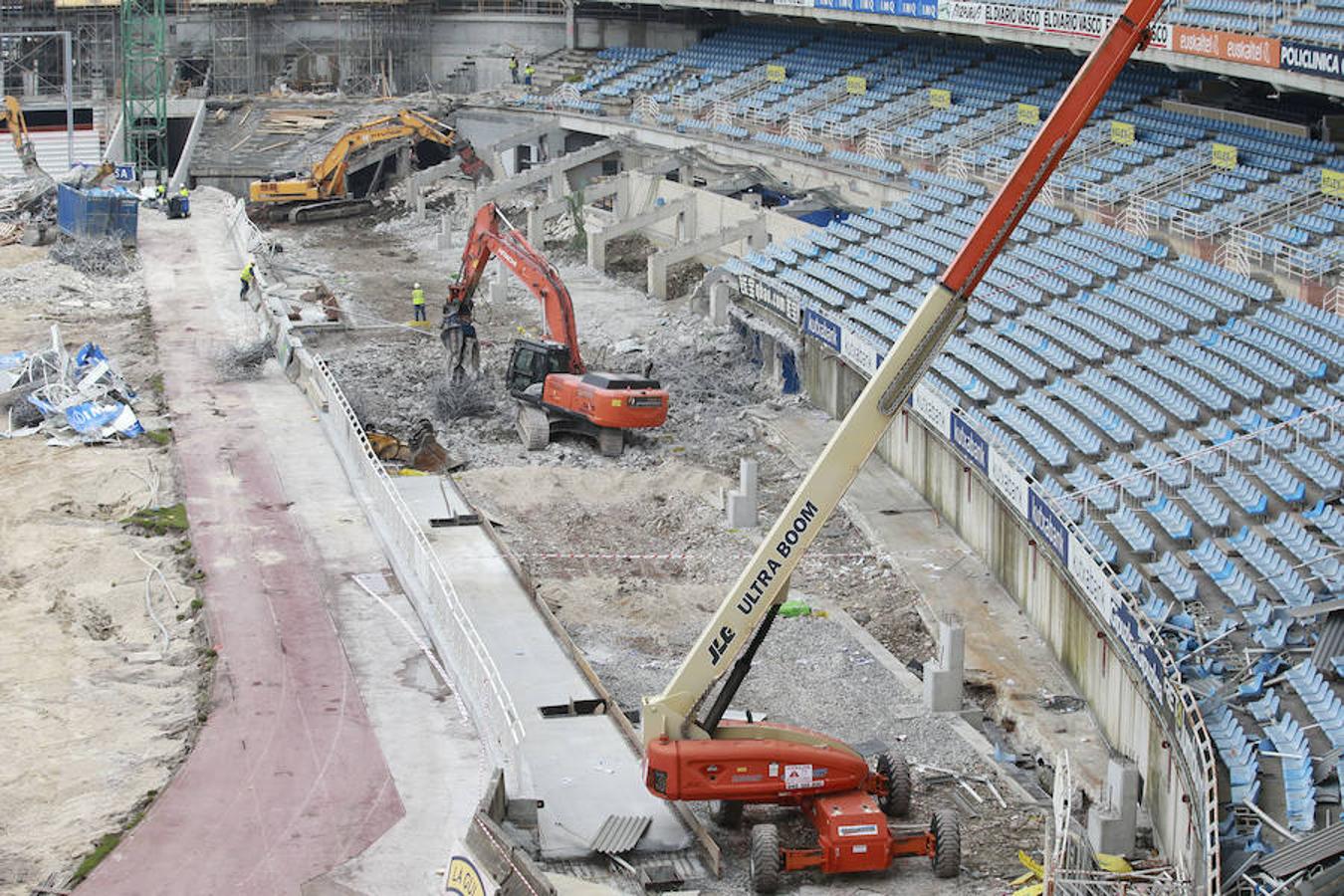 También en este proceso se está siguiendo un orden, ya que se ha empezado por la zona sur y se acabará en la norte.