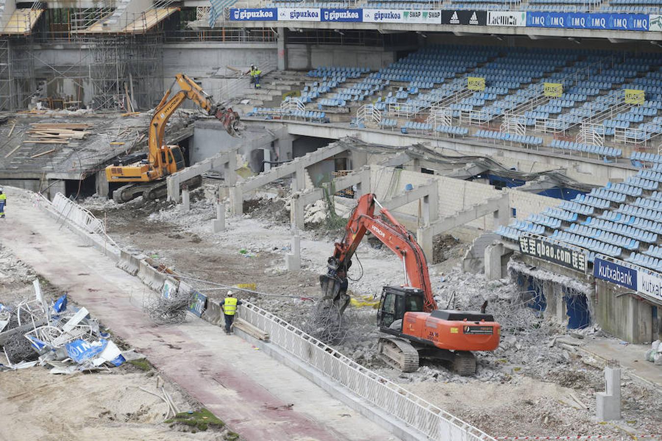 También en este proceso se está siguiendo un orden, ya que se ha empezado por la zona sur y se acabará en la norte.