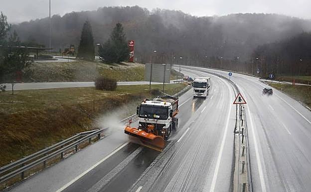 Imagen de archivo de la carretera A-15 que une Gipuzkoa y Navarra. 