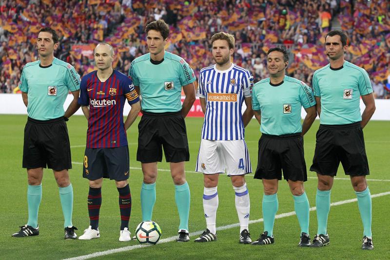 La Real Sociedad se enfrenta al Barcelona en la última jornada de la Liga. 