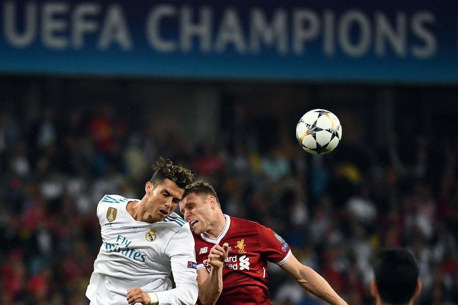 Las mejores imágenes de la final de la Champions League disputada en Kiev entre el Real Madrid y el Liverpool. 