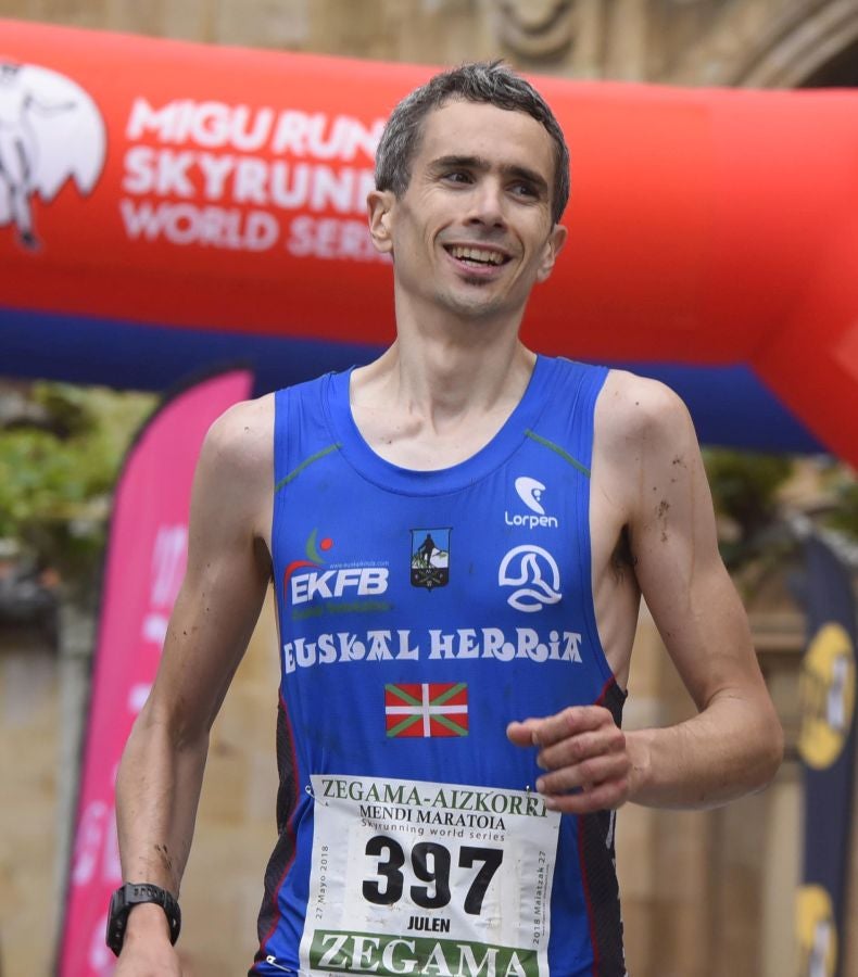 El joven suizo Rémi Bonnet (23 años) se ha impuesto en la categoría masculina de la Zegama-Aizkorri tras completar la prueba en 3:53:57.