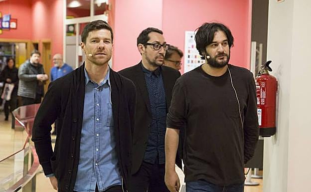 Xabi Alonso, en Donostia.