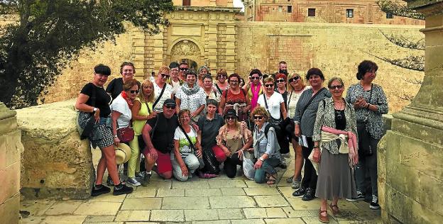 Alumnos Oarsoaldea. Visitaron muchos lugares de Malta. 