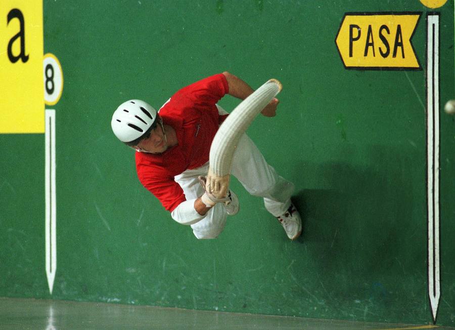 1998.- Koteto Ezkurra durante un partido de remonte.