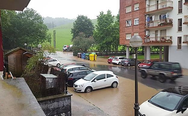 El barrio de Olaberria ha sido uno de los más afectados de Irun. 