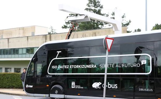 El primer autobús articulado 100% eléctrico inicia ruta el lunes en Donostia