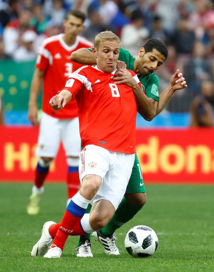 Las mejores fotos del partido inaugural del Mundial de Rusia 2018