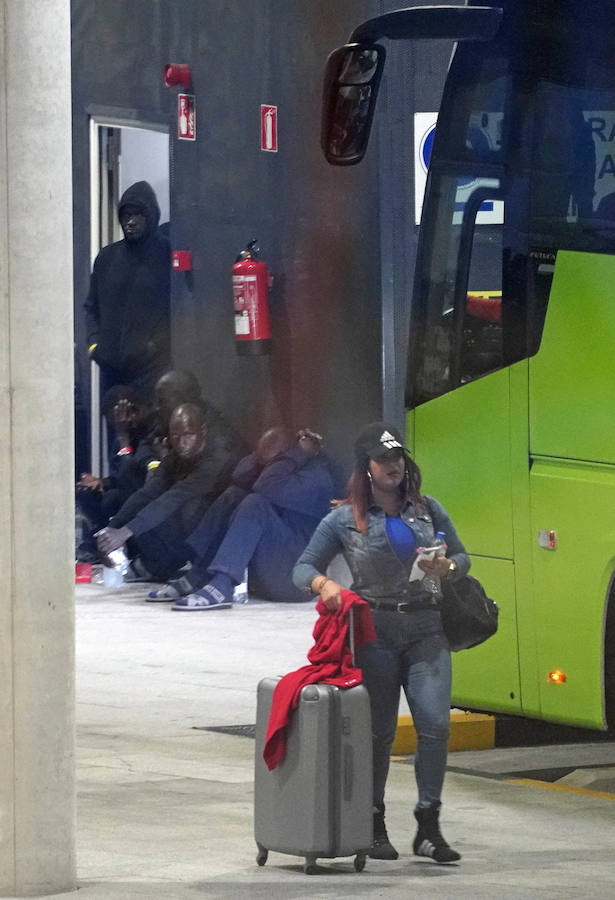 Han llegado este lunes y esperaban ser recogidos para trasladarlos a Francia