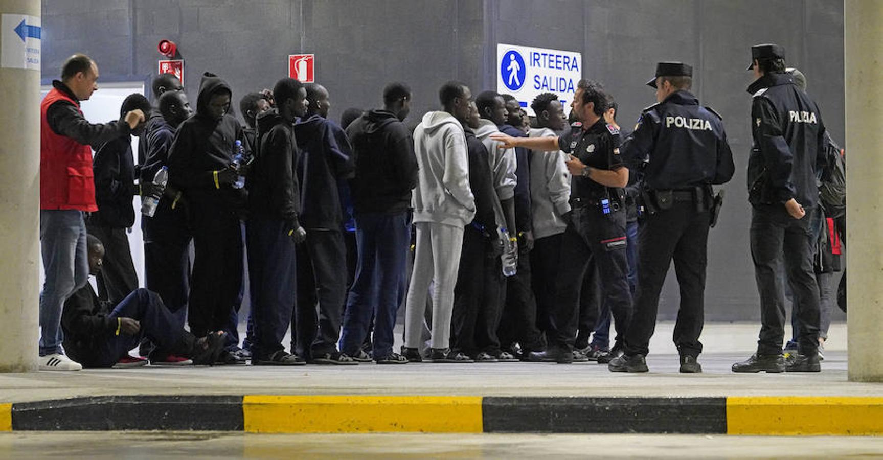 Han llegado este lunes y esperaban ser recogidos para trasladarlos a Francia