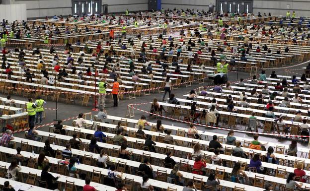 El 73,4% de los aspirantes a la OPE de Osakidetza del fin de semana ha aprobado los exámenes