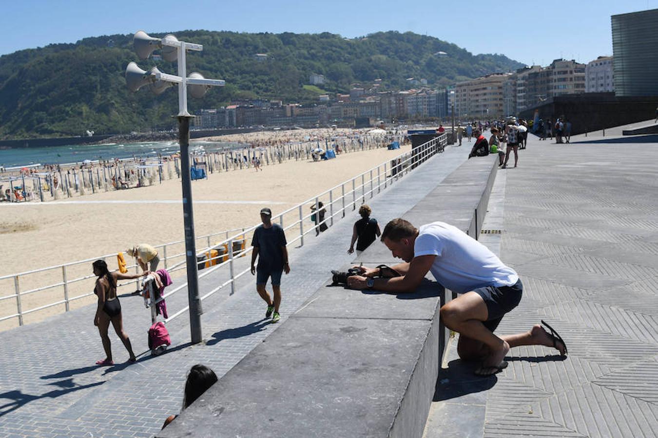 El buen tiempo nos acompañará toda la semana en la capital guipuzcoana salvo la jornada del miércoles, en la que caerán precipitaciones sin gran importancia