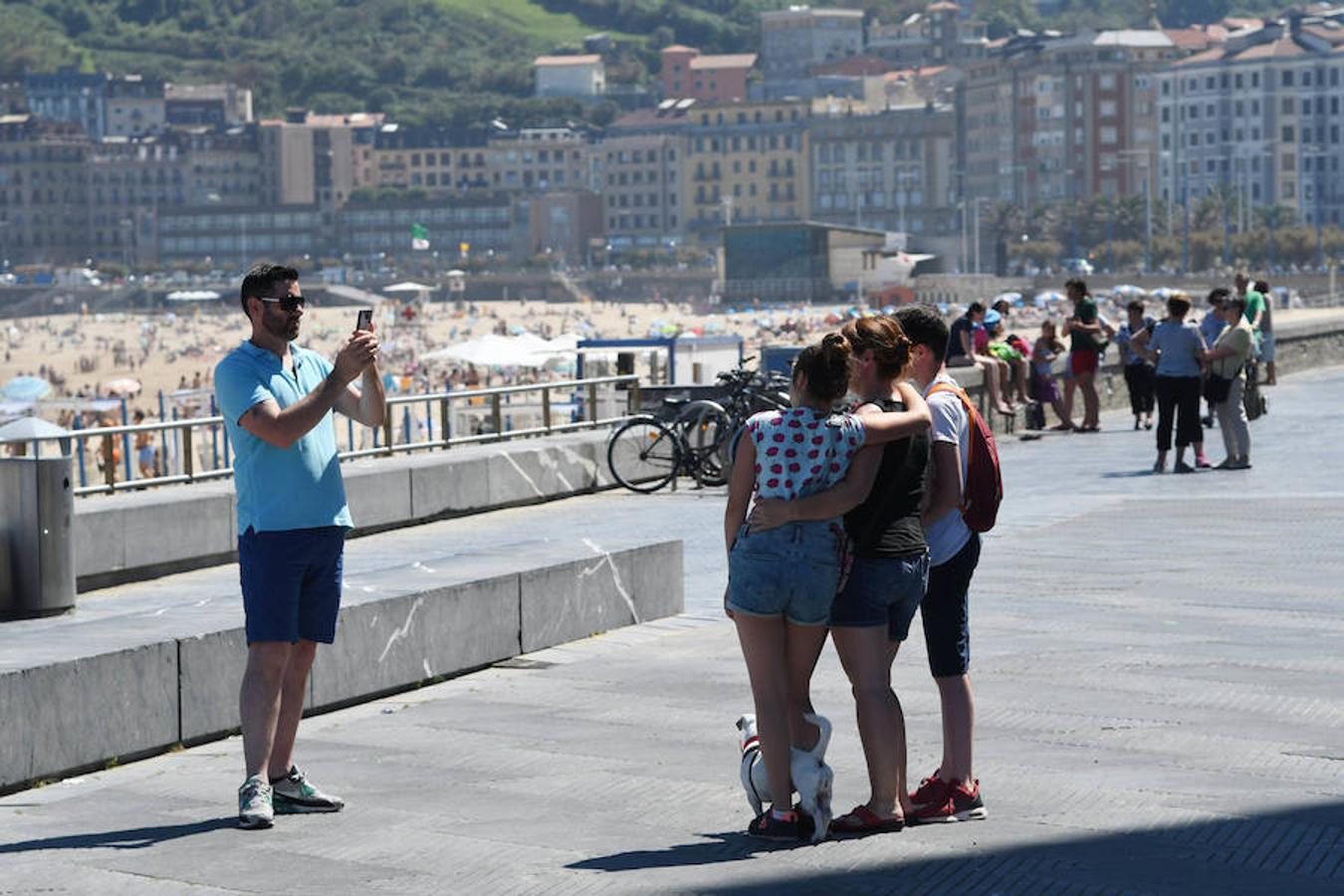 El buen tiempo nos acompañará toda la semana en la capital guipuzcoana salvo la jornada del miércoles, en la que caerán precipitaciones sin gran importancia